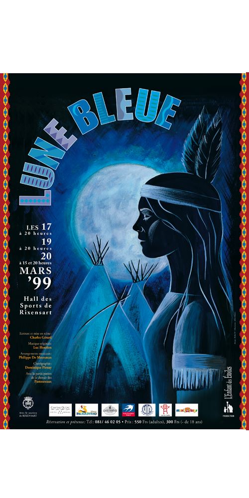 Affiche de Lune Bleue - 1999
