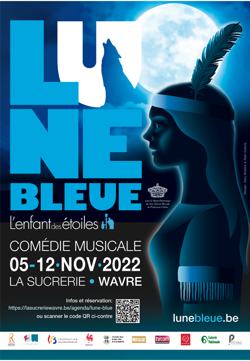 Affiche de Lune Bleue - 2022